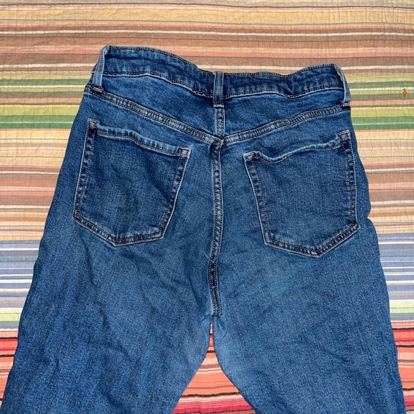 High Waisted Button Fly Straight Leg Jean - Picture 6 of 6